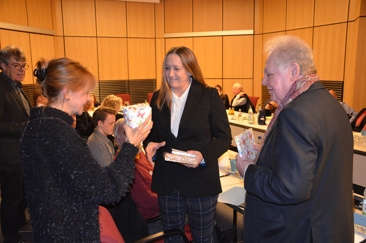 Jann Bruns, Edelgard Bulmahn, Gabriele Andretta, Rolf Hüper | Foto: Burghardt Dierker-Ochs